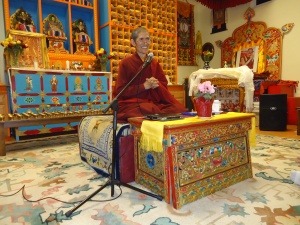 Ven. Khenpo Pema Wangdak at the Tibetan Association of Santa Fe